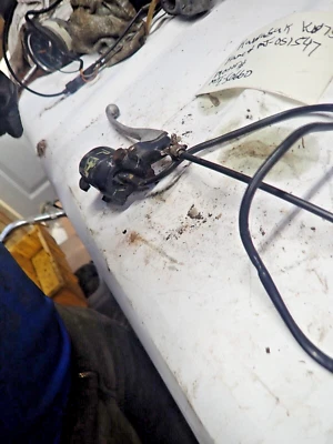 Kawasaki 1977 ? KV75  MT1  Headlight/Turn Signal Switch/Clutch/Lever/Perch - Image 1 of 4