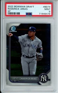 2022 Bowman Draft Chrome SP Roderick Arias Rookie RC PSA 9 - Picture 1 of 2