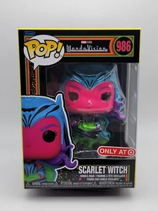 Funko Pop! Marvel Wandavision 986 Bruja Escarlata Luz Negra Objetivo Excelente + Protector - Imagen 1 de 7