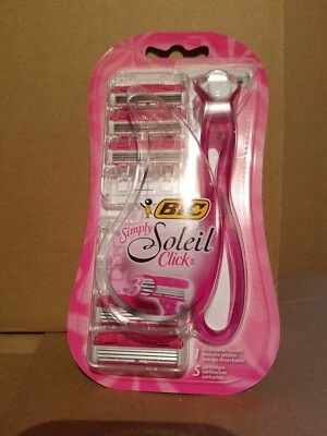 Maquinilla de afeitar Bic Simply Soleil con 5 cartuchos de triple hoja Foto 1 de 2