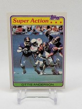 🏈OTIS ANDERSON 1981 Topps #12 St. Louis Cardinals NY Giants Football Card🏈