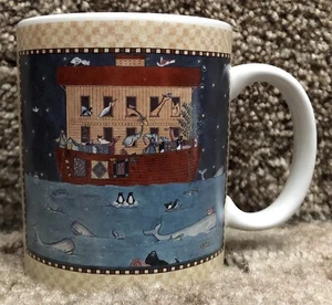 Taza Coleccionista NOAH'S COMFORTING EDREDONES Lang and Wise 1999 por ELLEN STOUFFER  - Imagen 1 de 9