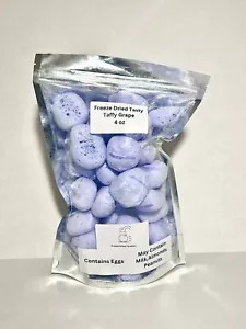 Freeze Dried Tasty Taffy Grape Saltwater Taffy 4 Oz Made Fresh - Picture 1 of 1