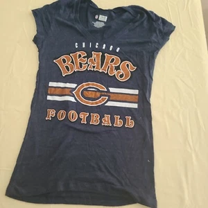 Chicago Bears NFL Team Apparel Blue Womens Shirt Size L Large - New! - Picture 1 of 4