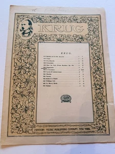 Partituras de piano Krug #522 Hugonotes edición editada de música del siglo - Imagen 1 de 6
