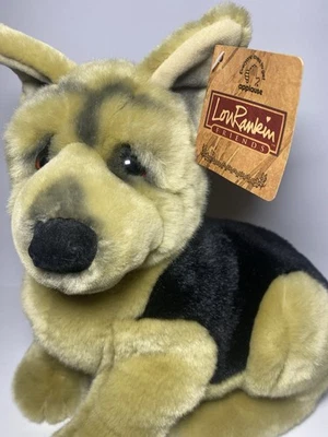 Peluche Lou Rankin Wendell perro pastor alemán etiqueta aplausos ojos tristes grasa Foto 1 de 4
