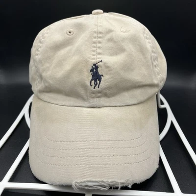 De colección Ralph Lauren Sombrero Hombres Correa Espalda Pony Distress Polo Hip Hype Core Cap Go Foto 1 de 4