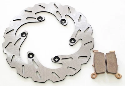 Rotores y pastillas de freno para disco trasero RipTide Yamaha WR250F WR426F YZ125 2002 Foto 1 de 4