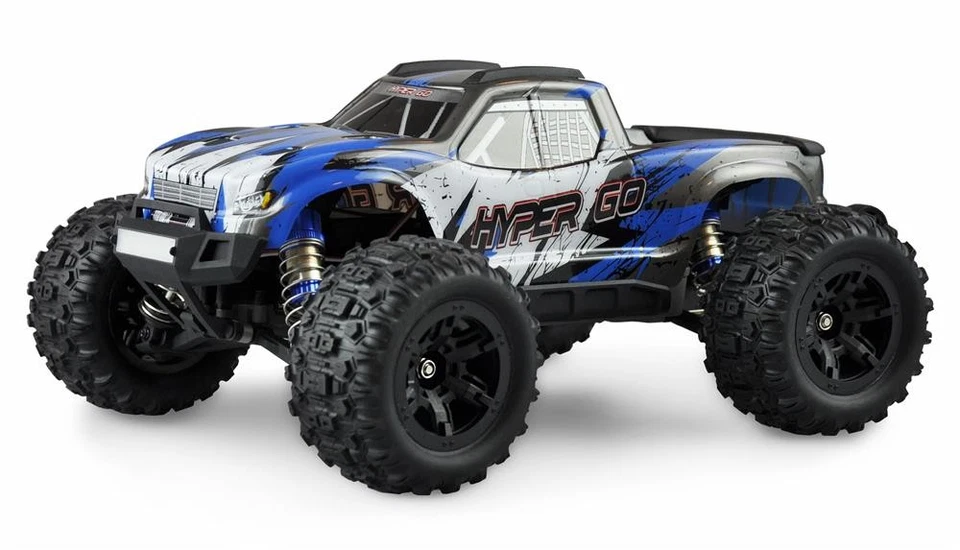 AMEWI / Hyper GO Monstertruck Spazzolato 4WD Con GPS 1:16 RTR Blu / 22602 - Immagine 1 di 4