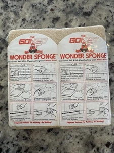 Vintage The Gonzo Wonder Sponge Double Pack New Unopened Packaging Waterless - Picture 1 of 6