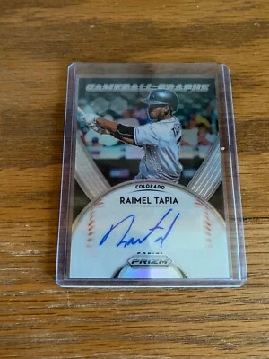 2019 Panini Prizm Baseball Raimel Tapia Auto Colorado Rockies - Image 1 of 2