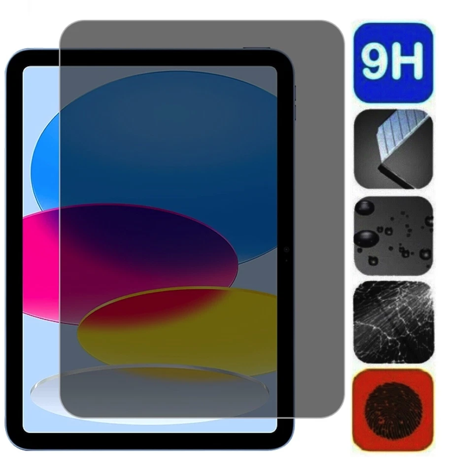 Für Apple iPad (A16) 2025 11" / 11th Hartglas Blickschutz Panzerfolie Privacy - Bild 1 von 4