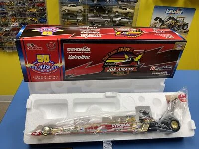 RACING CHAMPIONS JOE AMATO DYNOMAX DRAGSTER GOLD CHROME 1 OF 416 AUTHENTIC - Image 1 of 4