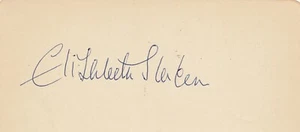 Elisabeth Sladen Signed Doctor Who Autograph Book Cutting Sarah Jane Adventures - Picture 1 of 1