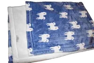 G1!WOW! Manta para cuna de bebé de felpa sedosa 30x40 LN TERRY TOWN cachorro perros Foto 1 de 4