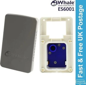 WHALE Watermaster Easi Slide Enchufe de entrada de agua y tapa Gris Caravana ES6001 - Imagen 1 de 7