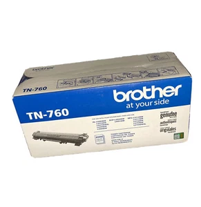 Brother Genuine TN760 Black High Yield Toner Cartridge L2350DW OEM SEALED - Picture 1 of 4