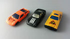 Set of Three Model Cars Orange Black and Brighter Orange 1:64 Diecast Models #17