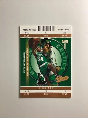 2003-04 Fleer Authentix #69 Paul Pierce Club Box /100 - Boston Celtics - Image 1 of 2
