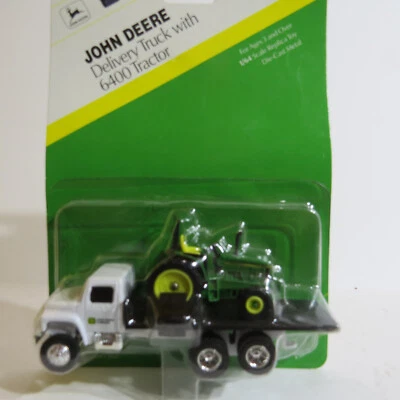 Ertl John Deere Truck 6400 on Trailer  1/64 JD-5836-7HEO-P - Image 1 of 4