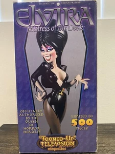 ELECTRIC TIKI ELVIRA MAQUETTE STATUE MISTRESS OF THE DARK Tooned-Up Television - Picture 1 of 19