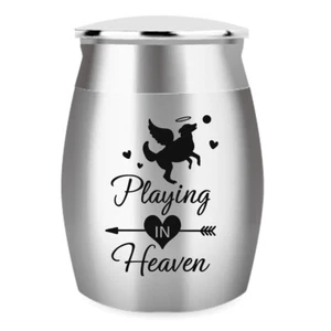 1set 1pc Column Mini Stainless Steel Urn for Human Pet Ashes Small Cremation - Picture 1 of 7