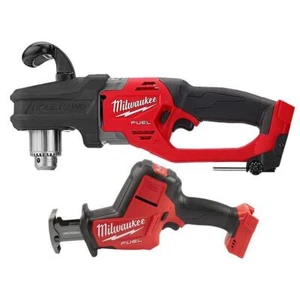 Milwaukee GEN II Hole Hawg Right Angle Drill 1/2" + Hackzall 18V Li-Ion Cordless - Picture 1 of 7