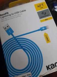 Kanex SureFit to USB Cable 4FT Blue - Picture 1 of 5