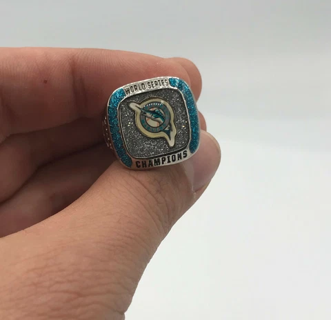 Florida Marlins Baseball MLB WORLD SERIES CHAMPIONSHIP RING COORS CANADA REPLICA Cover
