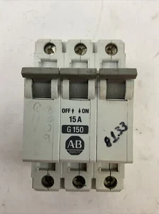 ALLEN BRADLEY 1492-CB3G150 MANUAL MOTOR CONTROLLER 15A SER B - Picture 1 of 6