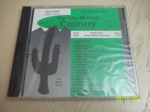 NUEVO TOP HITS MENSUAL COUNTRY ABRIL 1999 VOL 9904-C MULTI ARTISTA KARAOKE CD - Imagen 1 de 2