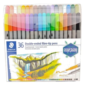 Staedtler 36 Double-Ended Fibre-Tip Pens - Picture 1 of 3