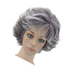 Old Lady Wig Halloween Costume Granny Women's Grey Hair