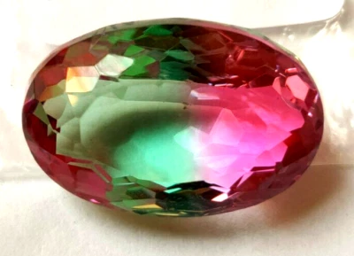 Large Oval Cut Multi-Color 63.45 Ct. Tourmaline Loose Gemstone Gift For Birthday - Image 1 of 4