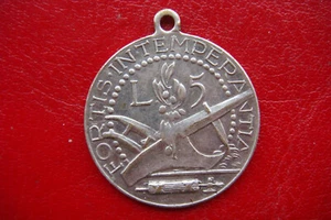 RARE REPUBLICA SAN MARINO 1938 L5 BRONZE SILVERED COIN PATTERN MEDAL - Picture 1 of 12