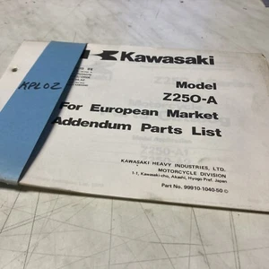 Kawasaki Z250 A1 A2 KZ250 Z KZ 250 liste catalogue pièces détachée édition 1979 - Imagen 1 de 12