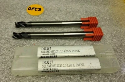   5/16" DIA. X .500" LOC X 5/16" SHK 4" OAL, 3-FL CARBIDE END MILL, 2 PCS - Image 1 of 4