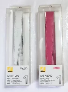 Nikon 1 Hand Strap AH-N1000 & Neck Strap AN-N2000 Brand New Set of 2 from Japan - Picture 1 of 21