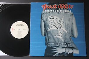 Great White – On Your Knees (The First LP) 12" EP VINYL HARD ROCK 1987 SQ-73294