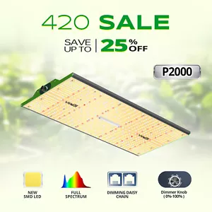 VIPARSPECTRA P2000 250W LED Grow Light Full Spectrum for Indoor Plants Flower IR - Picture 1 of 9