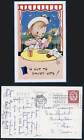 MABEL LUCIE ATTWELL 1963 Old Postcard Out to Enjoy Life 6026 Freedom from Hunger