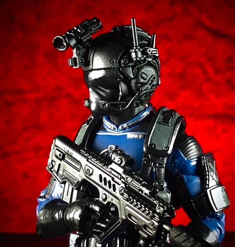 1:12 TELE HELMET W/ Night Vision For G.I. Joe Classified Cobra Marvel 6” 193BK Cover