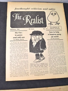 THE REALIST #31 FEBRUARY 1962-CIVIL RIGHTS AND BOOK BANNING - Picture 1 of 5
