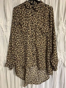 Xhilaration Womens sheer polyester blouse, size XXL - Picture 1 of 5