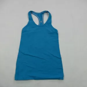 Ivivva Top Girls Small Blue Lightweight Workout Gym Yoga Sleeveless Lululemon - Picture 1 of 6