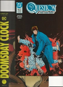The QUESTION #17 (1er RORSCHACH en continuidad DC), Reloj del Juicio Final 1 lenticular en muy buen estado - Imagen 1 de 5