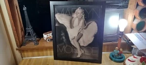 Marilyn Monroe Two Dimensional Framed Picture,white dress,23x18! - Picture 1 of 6