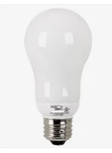 BULB - NWOB 15w BRIGHT EFFECTS Bright White Light Fixture CFL Light Bulb A-shape - Picture 1 of 4