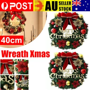 Garland Hanging Light Decoration 40CM Christmas Wreath AU Front Door - Picture 1 of 12