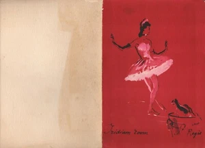 Vintage THE IRIDIUM ROOM Show Programm "Ice Pictorials" Carol Lynne New York - Bild 1 von 2